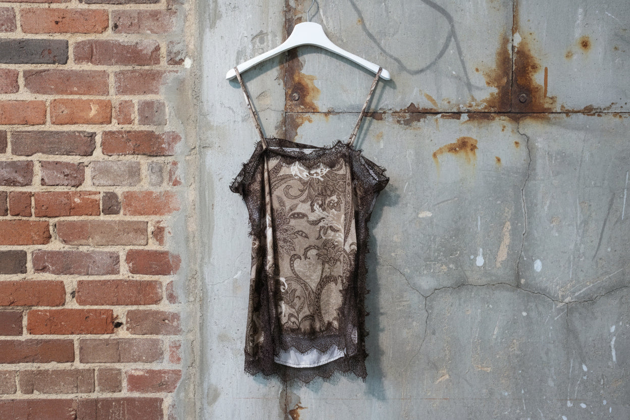TOP FANTASIA PIZZO BROWN
