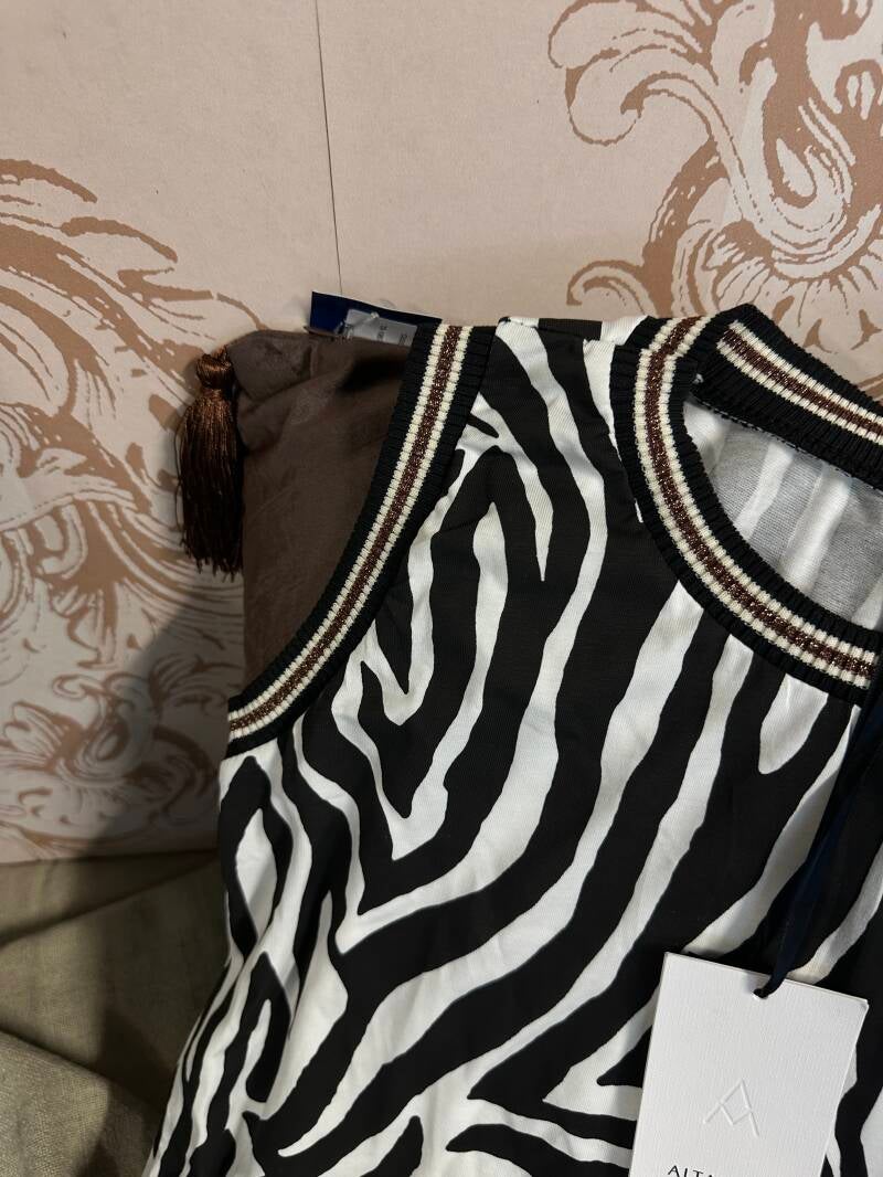 canotta stampa zebrata Altamira