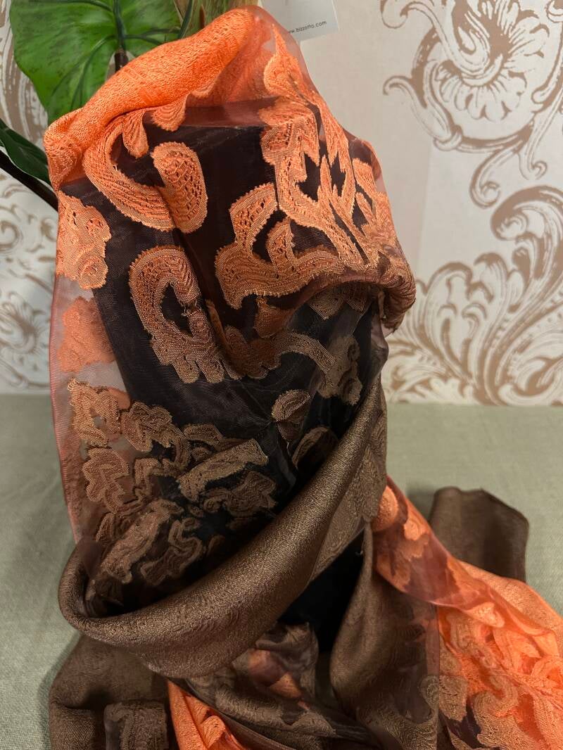 Stola lana e viscosa