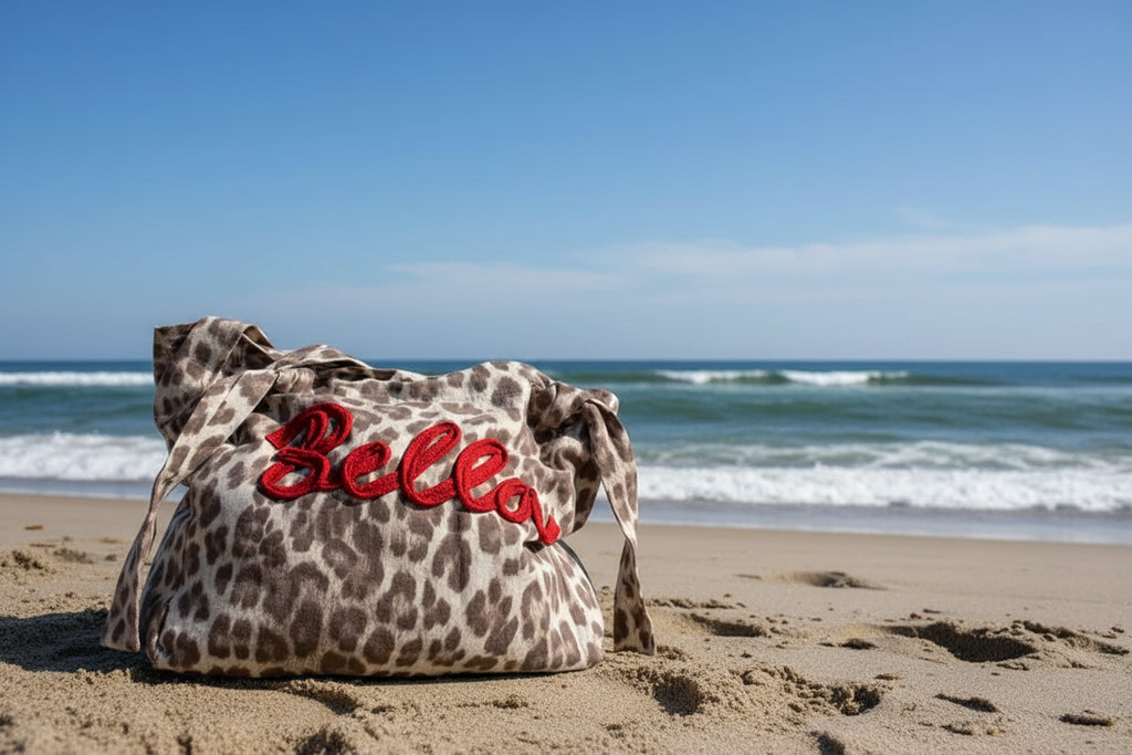 Borsa spiaggia in cotone LUMINA