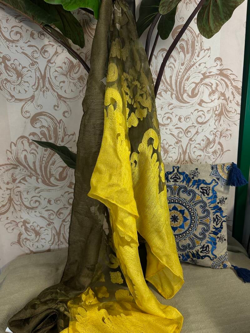 Stola sciarpa seta e viscosa