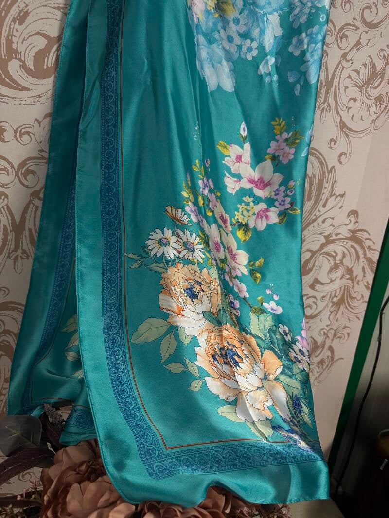 Foulard stampa fiori