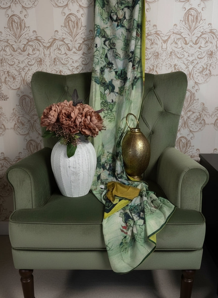 Foulard stola double face