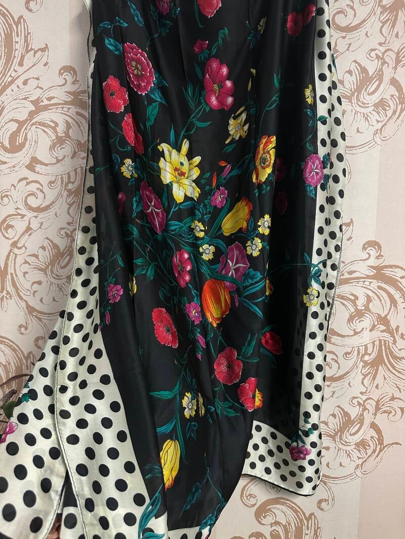 Foulard stola stampa floreale