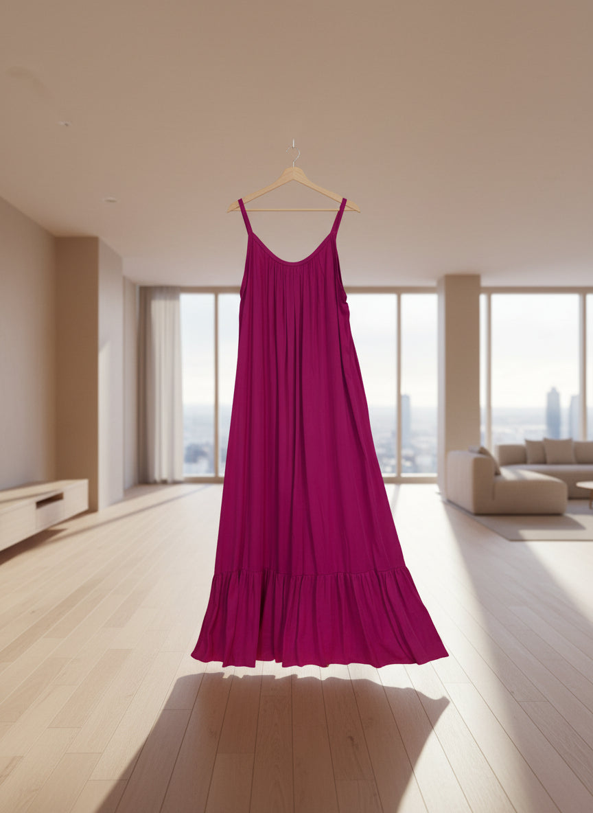 Abito lungo Pink Lumina