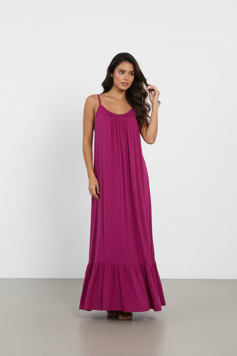 Abito lungo Pink Lumina