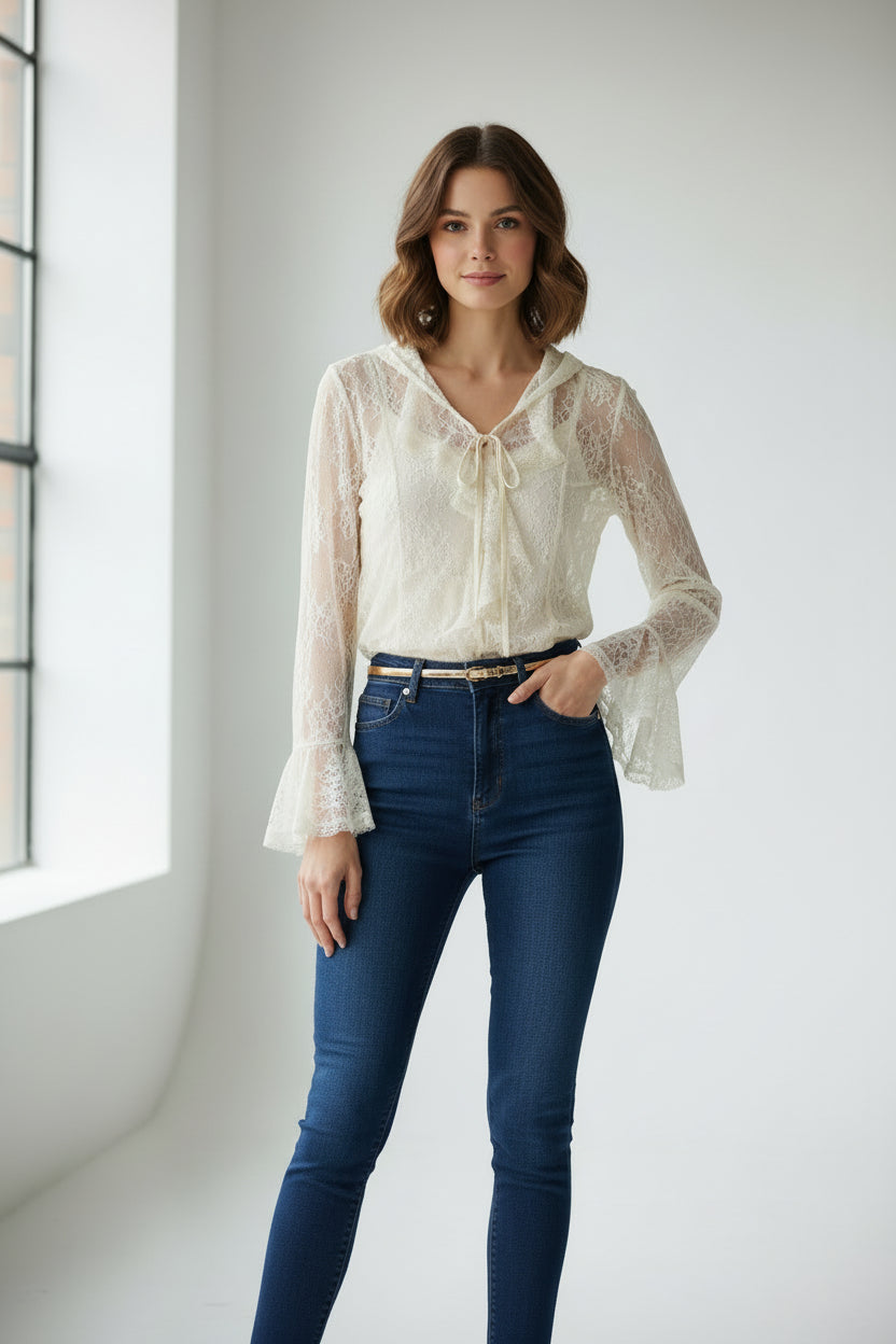 Camicia pizzo — S/M