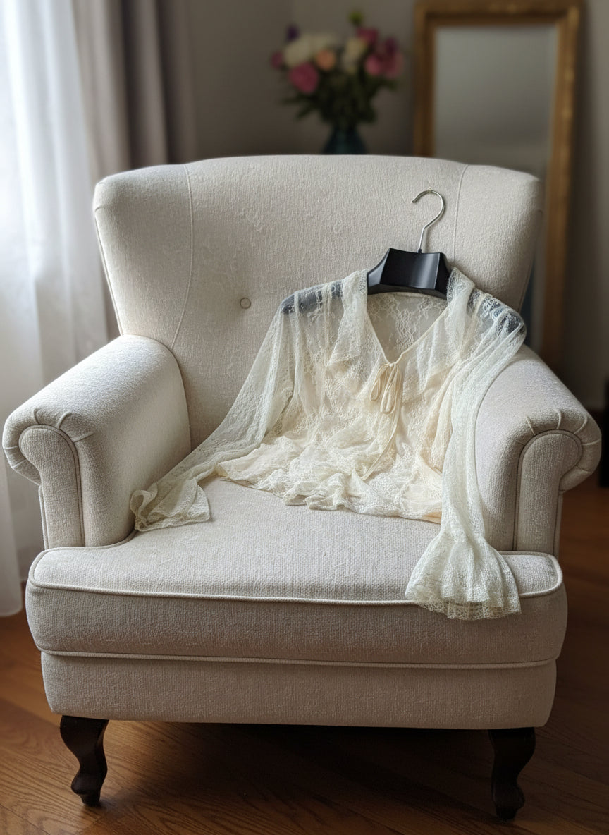 Camicia pizzo — M/L