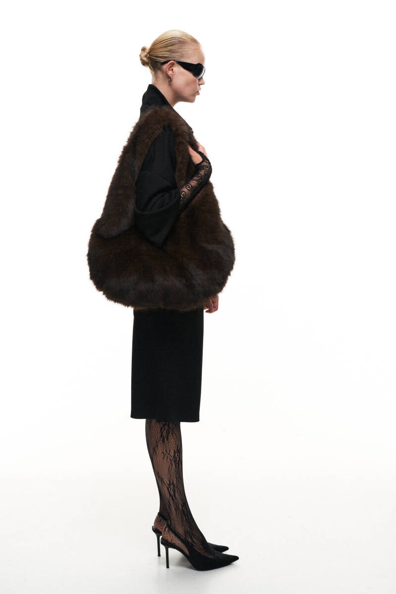 Borsa pelliccia ecologica