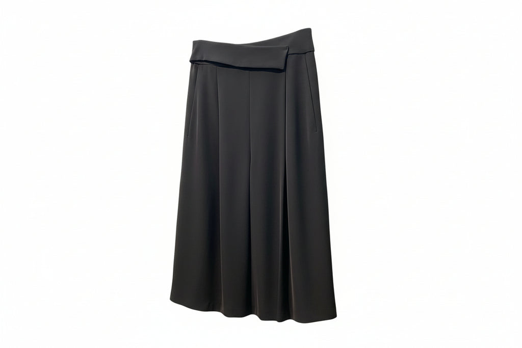 pantalone nero lungo morbido