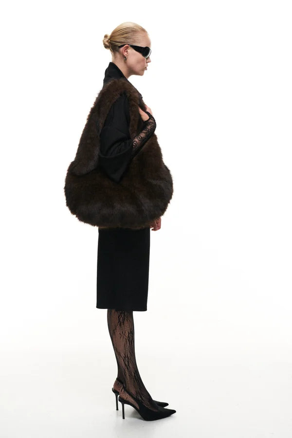 Borsa pelliccia ecologica