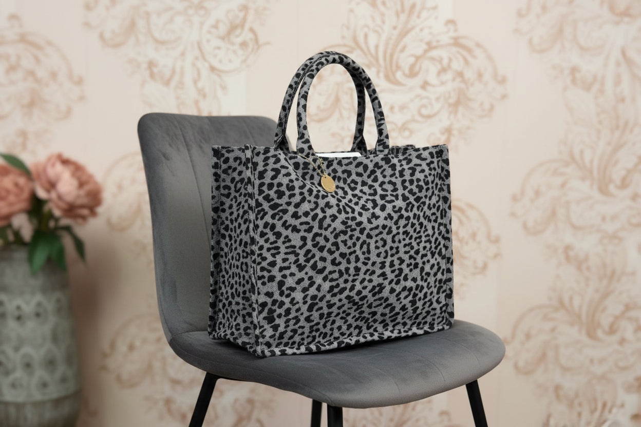 borsa shopping tessuto