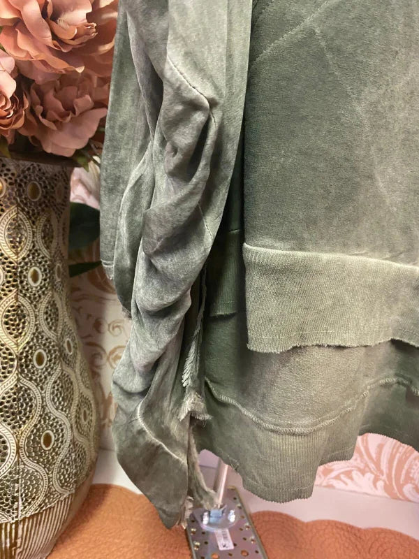 Maglia maniche lunghe verde