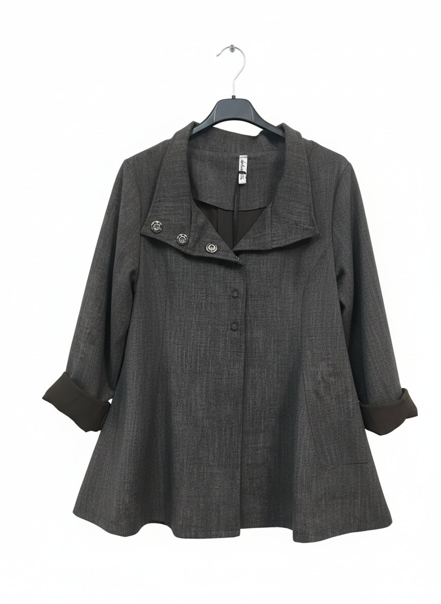 Maglia morbida  bottoni