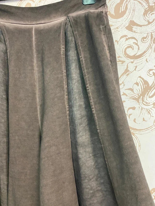 Pantalone morbido marrone