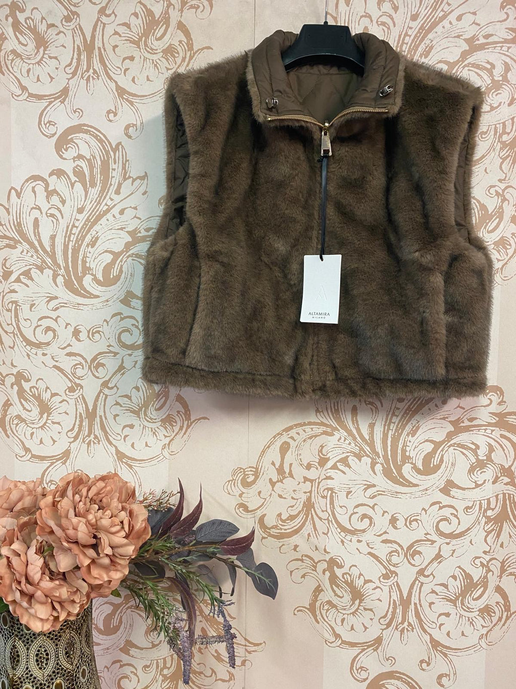 Gilet pelliccia double face Altamira MIlano