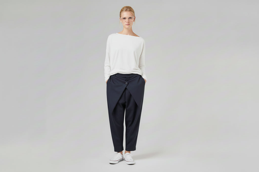 PANTALONI CON CHIUSURA A PORTAFOGLIO TRENDY WENDY