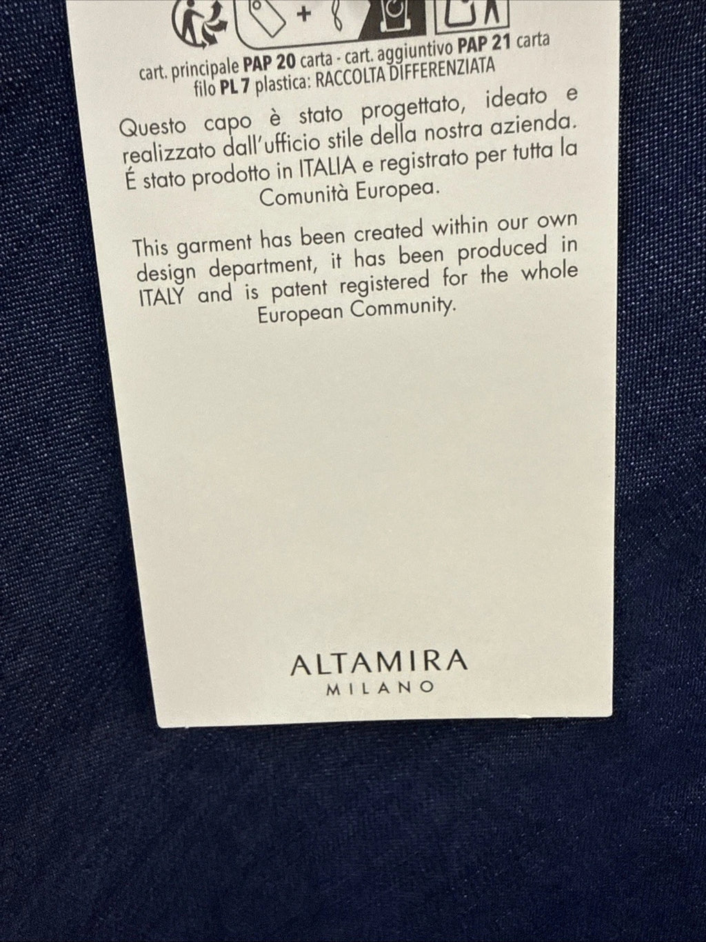 Gonna Lunga Jeans Leggero Svasata Altamira Milano
