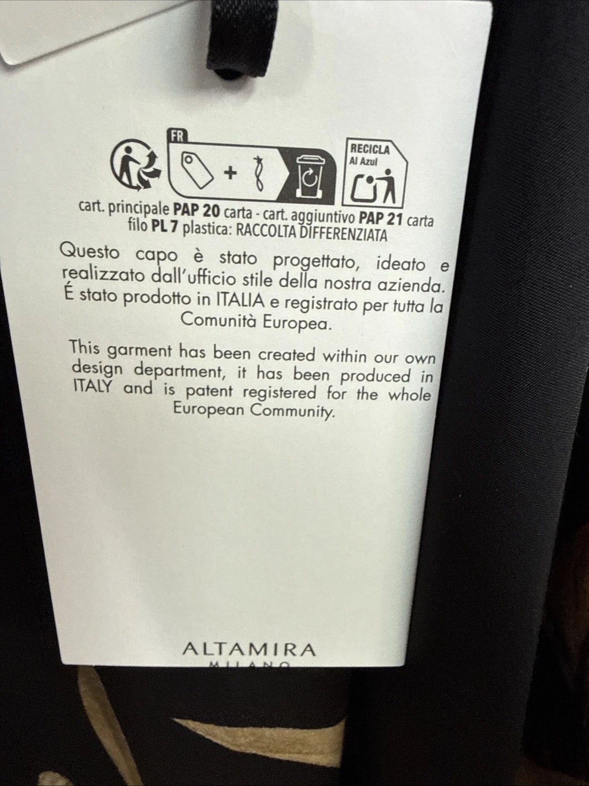 Vestito Lungo Fantasia floreale nero e bianco